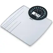 Beurer GS 58 766.10 Elektronische Personenwaage, max. 180 kg Tragkraft, LCD-Infodisplay, Speicherfunktion, automatische Personenerkennung