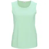 Goldner Trägertop "Gepflegtes Top in formstabiler Ware", Damen, Gr. 40, grün (mintgrün), Obermaterial: 82% Polyester PES. 18% Elasthan EL., normal, Rundhals, Sonstiges, Tops Trägertop, ohne