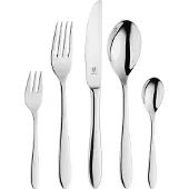 Zwilling Besteck-Set "STYLE", silber (silberfarben), 60 Stk., Edelstahl 18/10, Essbesteck-Sets, Besteck-Set, rostfreier Edelstahl 18/10, poliert, spülmaschinengeeignet
