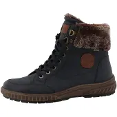 Romika Damenschuhe Schnürstiefel Blau Freizeit
