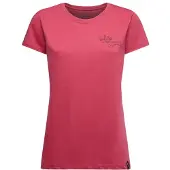 La Sportiva - Women's Climb Flower T-Shirt - T-Shirt Gr XL rosa/rot