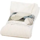 Gozze Wohndecke GÖZZE "Cordoptik", beige (creme), B:150cm L:200cm, Kunstfaser, Wohndecken, Wohndecke, mit Glanzeffekt, Kuscheldecke