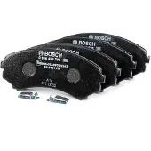 Bosch Bremsbelagsatz, Scheibenbremse 0986424709 für MITSUBISHI MAZDA