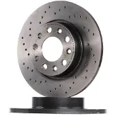Brembo Bremsscheibe 08.9364.2X, hinten, gelocht, perforiert, voll, 1 Stück