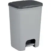 Curver ESSENTIALS Tretabfalleimer 40L anthrazit/grau
