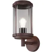 TRIO Außenwandleuchte TANARO, rostfarben, Höhe 33 cm, Metall IP44