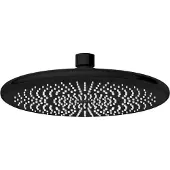 Wenko Regendusche Brausekopf WATERSAVING Ø22,5cm Rund Duschkopf Schwarz Wellness