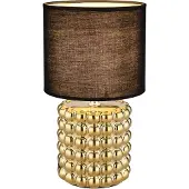 Globo 21626 VALENTINO Tischleuchte Keramik goldfarben, 1x E14