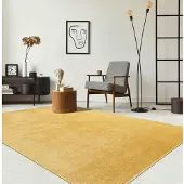 The Carpet Teppich "kuschelig & Super Soft, Anti-Rutsch Unterseite," rechteckig 16 mm Höhe Waschbar bis 30 Grad, Felloptik, Wohnzimmer Teppich, Kundenliebling