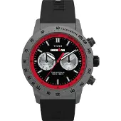 Timex Chronograph "ADRENALINE", schwarz, Armbanduhren, Herren, Chronograph, Quarzuhr, Armbanduhr, Herrenuhr,Silikonarmband,Stoppfunktion