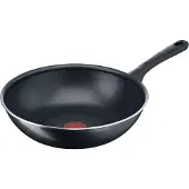 Tefal Wok "Day by Day" Aluminium Antihaftversiegelung, Thermo-Spot Temperaturanzeiger, 28 cm