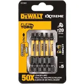DeWalt Torsion Bit schlagf. T20 50mm 5Stk