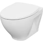 Cersanit Wandmontiertes WC-Set mit Sitz Moduo Clean On