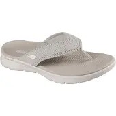 SKECHERS Go Walk Flex Sandal Holly Damen Zehentrenner Beige
