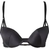 Triumph Push-up-BH "Crazy Stupid Love", Damen, Gr. 85, Cup C, schwarz, Mesh, Spitze, Satin, Obermaterial: 100% Polyamid, BHs Push-up-BH, Spitze, Stretch-Satin an den Cups, federleichte Cups, Mesh