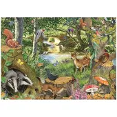The House of Puzzles Puzzle Riverside Glade 500 XL Teile Landschaft