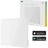 Hombli HBIR-0309, Infrarot-Heizlüfter, IP24, Drinnen, Wand, Weiß, Glas