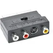 Gembird CCV-4415, SCART (21-pin), 3 x RCA + S-Video, Männlich, Weiblich, 50 mm, 55 mm