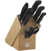 Zwilling Vier Sterne 35140, Messerset mit Block, 8-teilig