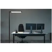 SLV LED-Stehleuchte Worklight Büro 195cm schwarz