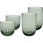 Villeroy & Boch Glas "Trinkgläser Like Glass 4er Set", grün (sage), B:2cm H:2cm, Glas, LIKE. BY , Trinkgefäße, Glas, Handwäsche wird empfohlen