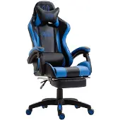 CLP Gaming Bürostuhl Ignite höhenverstellbar und drehbar, Farbe: schwarz/blau