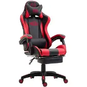CLP Gaming Bürostuhl Ignite höhenverstellbar und drehbar, Farbe: schwarz/rot