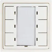B.E.G. 93176 Taster UP weiß IP20 KNX 6Kanal PB6-KNX-ST