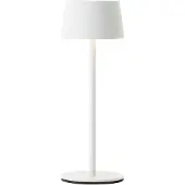 Brilliant LED Außen-Tischleuchte "Jona", weiß, 1, Ø 9cm H: 25cm, 1 Stk., Leuchten, Kabellos, USB, H 25 cm, 170 lm, höhenverstellbar, 3000 K, LED Außen-Tischleuchte