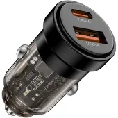 Tech-Protect CC03 2-Port-Autoladegerät PD30W/QC3.0 Schwarz