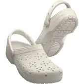 Crocs Clog Unisex Classic Floral Cut Clog Chalk-Schuhgröße 42 - 43