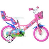 Dino Bikes 12 Zoll Kinderfahrrad Mädchenfahrrad Peppa Pig Peppa Wutz