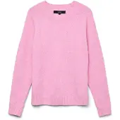 Vero Moda "VMDOFFY LS O-NECK BLOUSE GA NOOS" Materialmix, regular fit