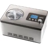 Domo Eismaschine DO9207I (edelstahl, für 2.000ml Eiscreme, 180 Watt Kompressor)