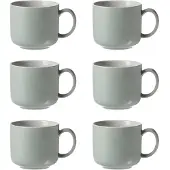 Ritzenhoff & Breker Tasse "Kaffeetassen Jasper 240 ml 6er Set", grün (mint), 6 tlg., Keramik, Trinkgefäße, Tasse