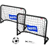 Best Sporting Fußballtor "Mini Goaly", schwarz, Sport-Tore, Kinder, B/H/L: 24cm x 45cm x 60cm, 2 Stk. Kunstfaser Stahl, Kunstfaser, Stahl, Fußballtor, BxLxH: 24x60x45 cm, B:24cm H:45cm L:60cm