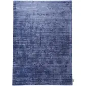 Tom Tailor Teppich HOME "Shine uni" Gr. 6, blau (navy), B:190cm H:8mm L:290cm, Viskose, Teppiche, Teppich, Handwebteppich, 100% Viskose, handgewebt, mit elegantem Schimmer