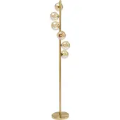 Kare Scala Balls Stehleuchte, gold, Glas, 160 cm, G9