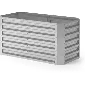 OK-Living Hochbeet Silber 120 x 60 cm, Model 39658