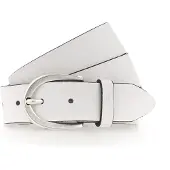 Mustang Damen-Gürtel mit Ovaler Dornschließe in Weiß-80