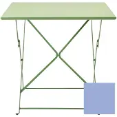 Ethimo Klapptisch Flower blau, Designer Design Studio, 80x75x80 cm