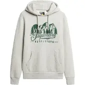 Superdry für Herren. M2014357A Kapuzenpullover Outfitters grau (M), Lässig, Baumwolle