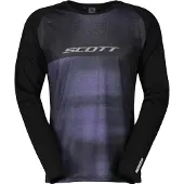 SCOTT Herren Trikot Tee Trail Tuned LS Schwarz M