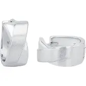 Amor Paar Creolen "9906369", silber (silber, 925), Ohrringe, Damen, 15mm, Silber 925 (Sterlingsilber), Paar Creolen