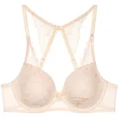 Triumph "Amourette Charm Delight" zweifarbige Spitze, gefüttert, Schmetterlings-Rücken aus Spitze