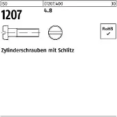 Reyher DIN 84 / ISO 1207 - Stahl 4.8 blank - M 4x45 - Zylinderschrauben mit Schlitz