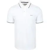 Gant Poloshirt Herren Tipping Ss Pique Polo White 25-M