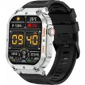 Gravity Smartwatch GT6-5 mit 1,96 Zoll Display, Bluetooth-Telefonie, Herzfrequenz- & SpO2-Messung, IP67