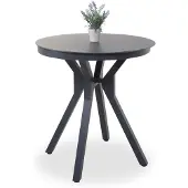 Outdoor Gartentisch COMO DH 70x75 cm grau Outdoortisch Balkontisch