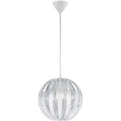 TRIO Pendelleuchte Pumpkin 30 cm weiß